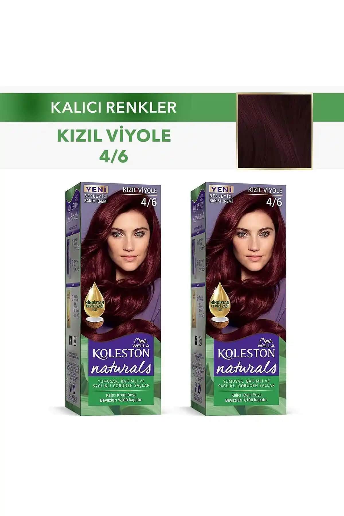 Wella Koleston Naturals 4/6 Kızıl Viyole Saç Boyası İncelemesi ve Kullanım Rehberi