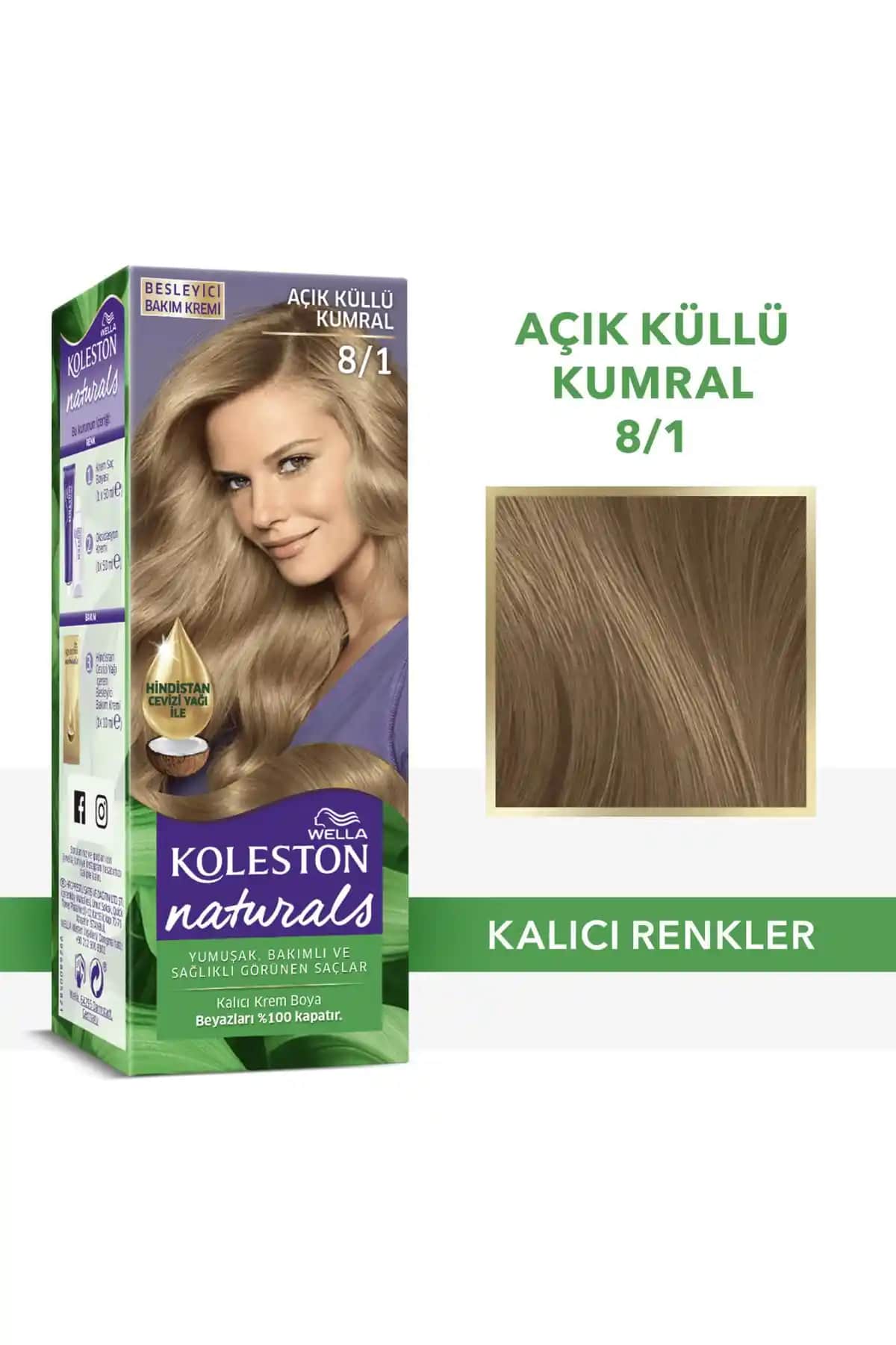 Wella Koleston Naturals 8/1 ve Single 6/4 Kızıl Bakır Ürünlerinin Karşılaştırması