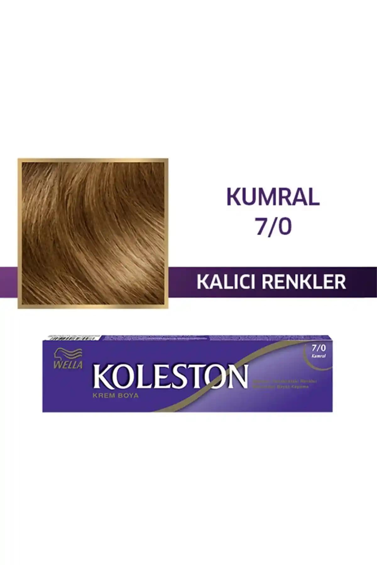 Wella Koleston Single Tüp Boya 7/0 Kumral Saç Boyası Uzun Süre Kalıcılık ve Doğal Görünüm