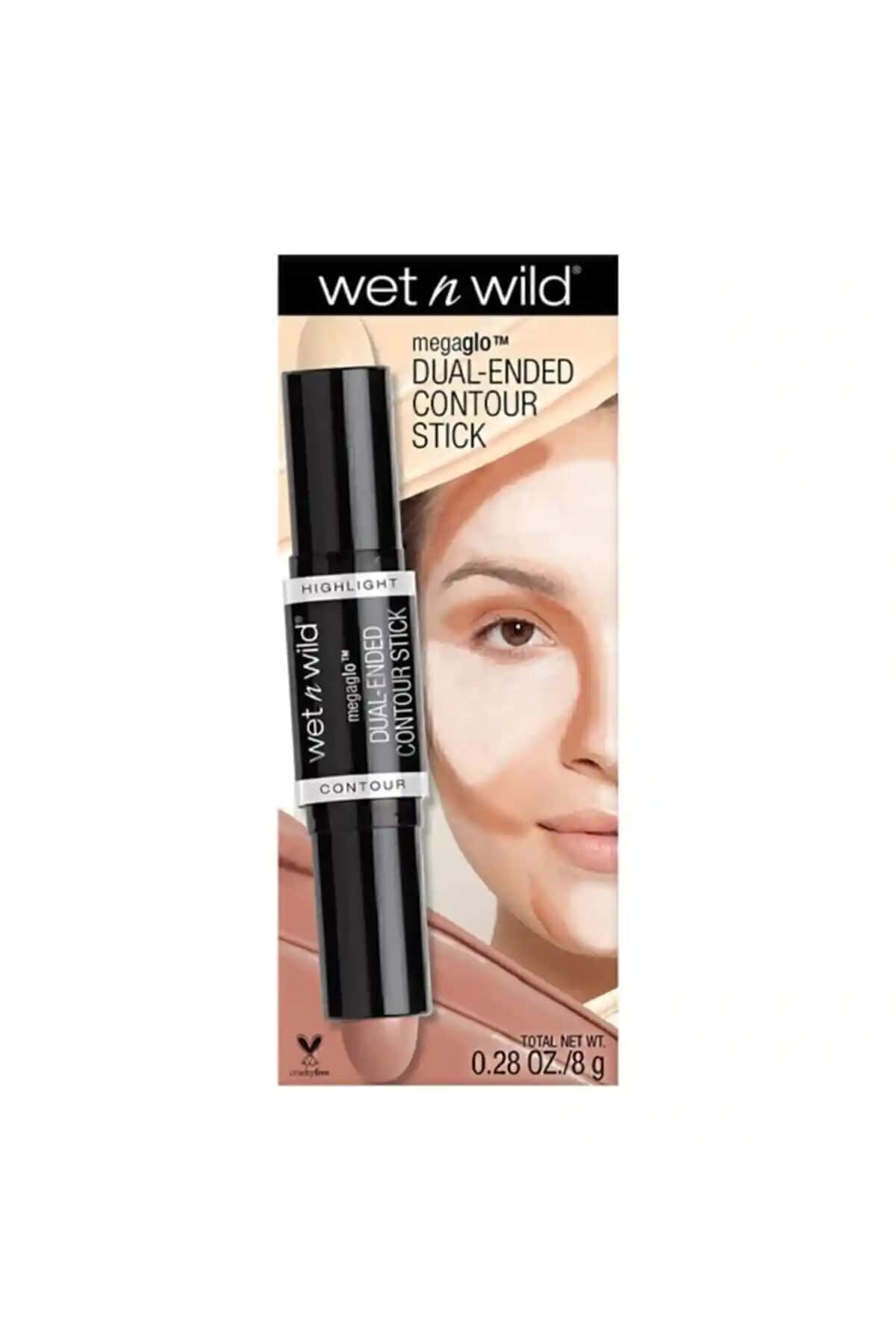 Wet n Wild Megaglo Dual Ended Kontür Çubuğu: Pratik ve Doğal Makyaj İçin Uygun Çift Taraflı Ürün