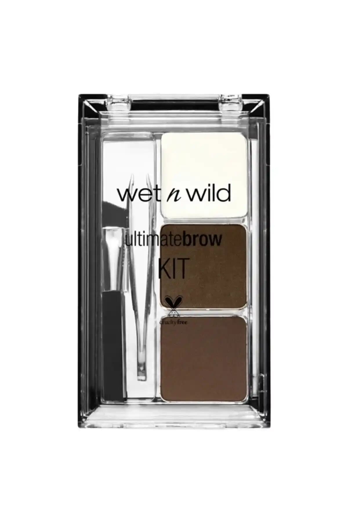 Wet N Wild Ultimate Brow Kit Kaş Farı Soft Brown ile Doğal ve Belirgin Kaşlar