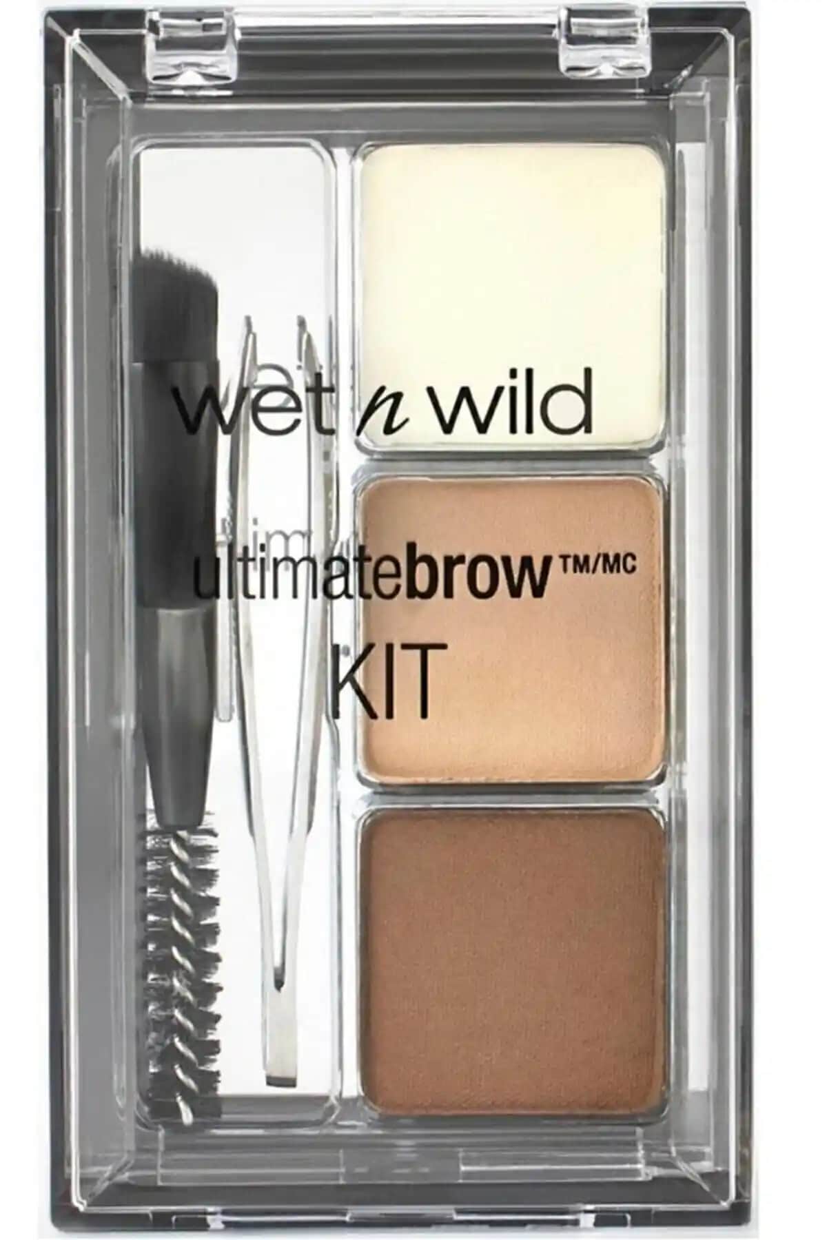 Wet N Wild Ultimate Brow Kit Kaş Seti Soft Brown: Doğal ve Kalıcı Kaşlar İçin Mükemmel Çözüm