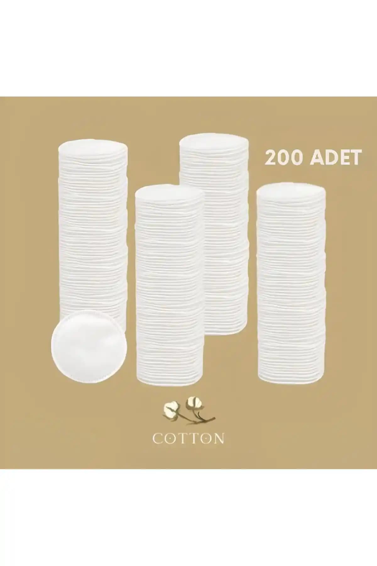 Yakalı Makyaj Temizleme Pedi Disk Pamuk - Günlük Cilt Bakımı ve Temizlik Ürünü