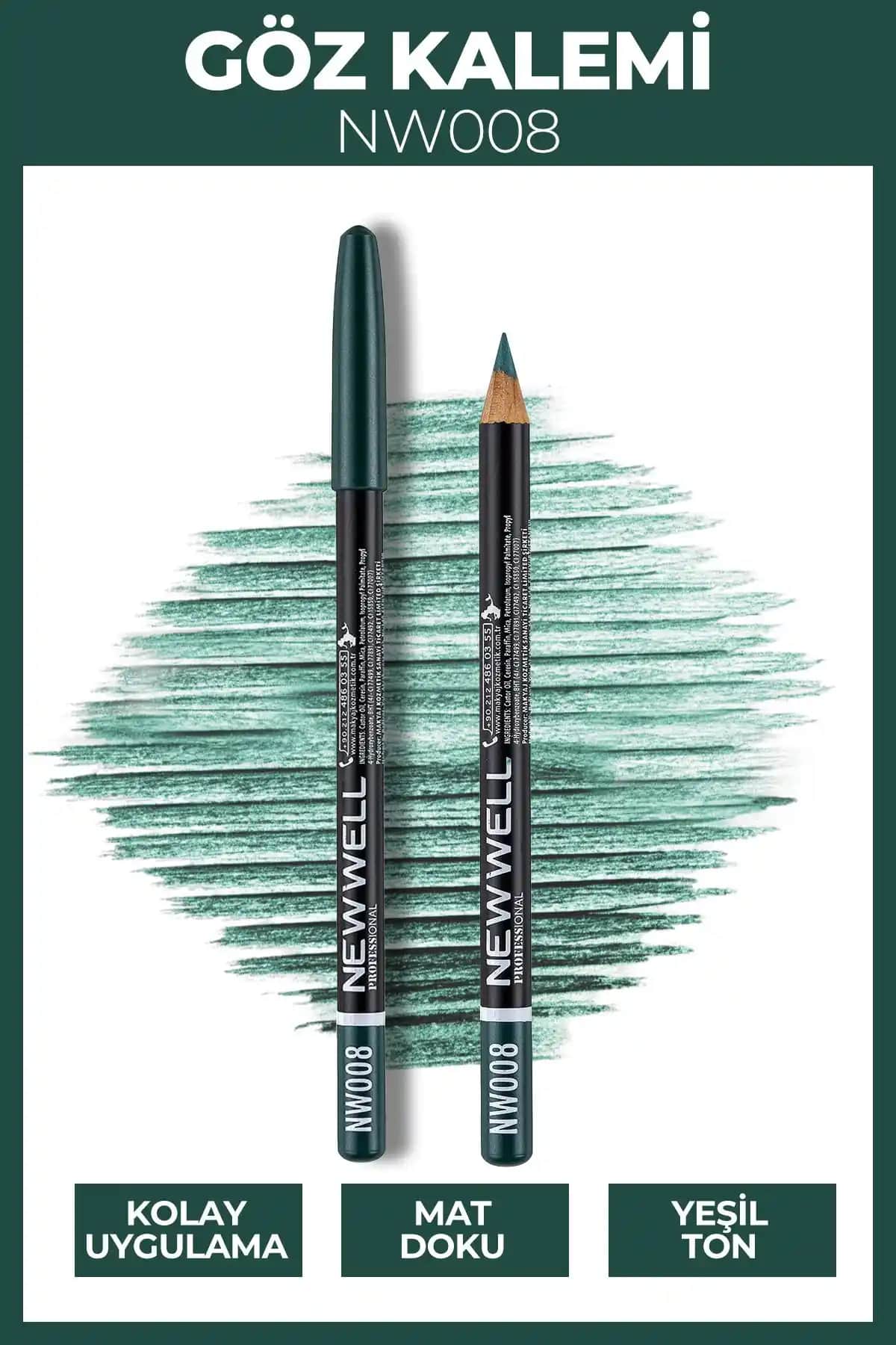 Yeni Well Göz Kalemi NW008: Modern ve Şık Göz Makyajı İçin İdeal Tercih