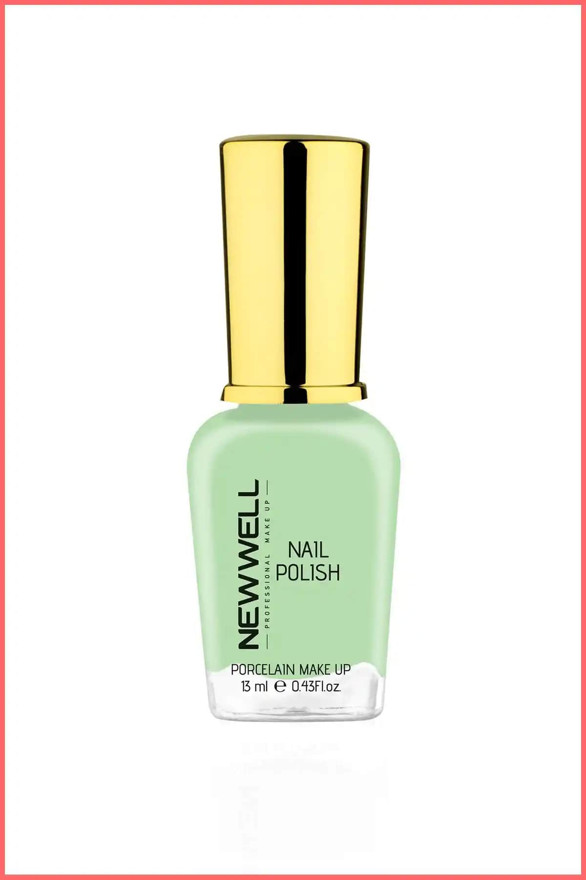 Yeni Well Oje No:30 Mat Yeşil Tırnak Cilası Uzun Süre Dayanıklı ve Kolay Uygulama