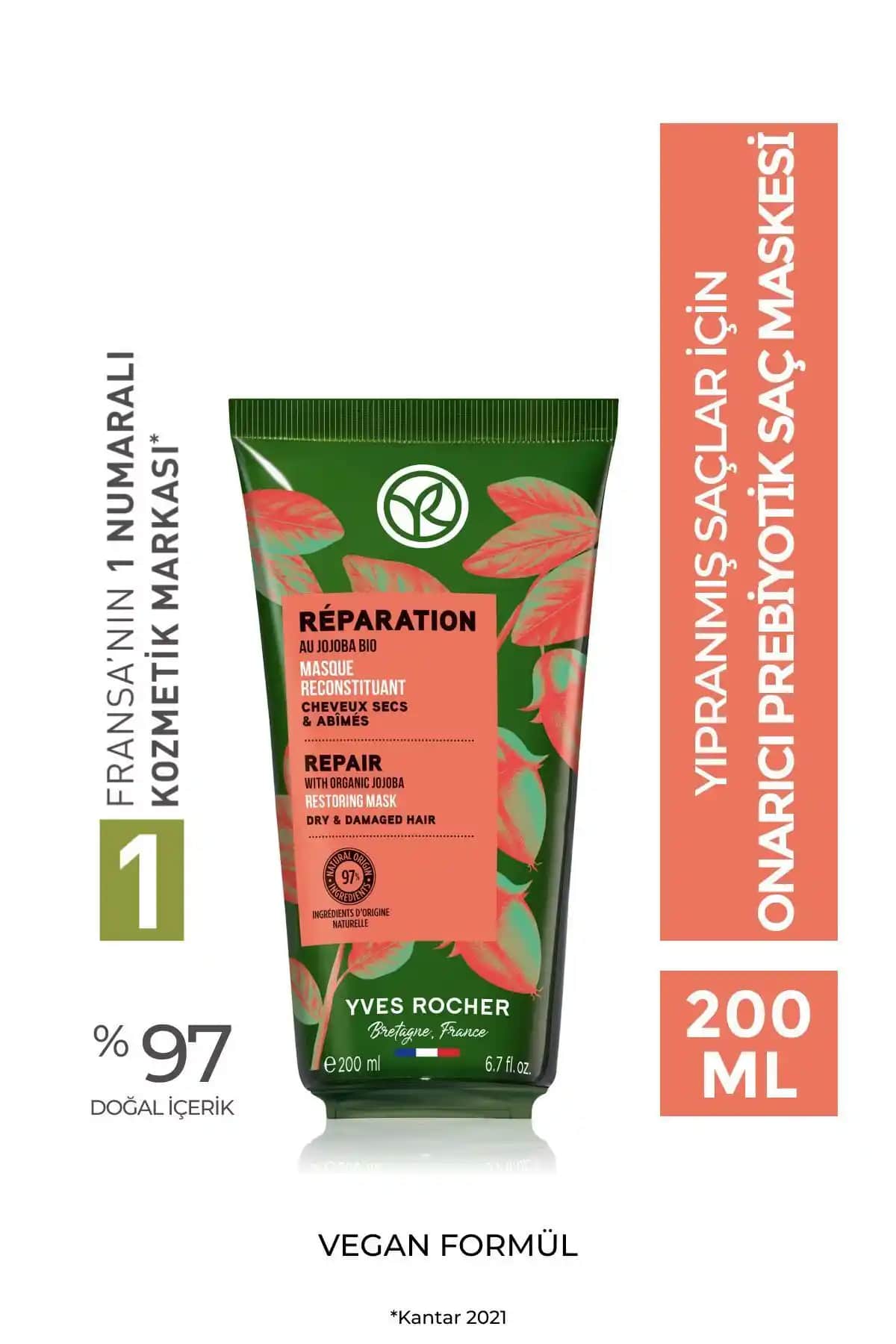 Yıpranmış Saçlar İçin Doğal ve Etkili Onarıcı Prebiyotik Saç Maskesi