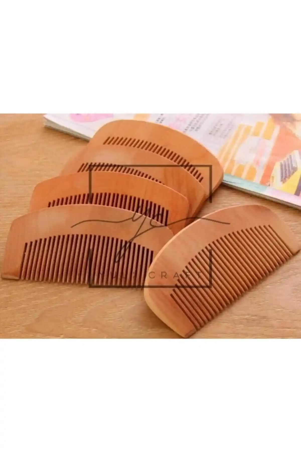 YuliCraft Makrome Tarak Doğal Ahşap ve Estetik Tasarımıyla Kullanıma Uygun