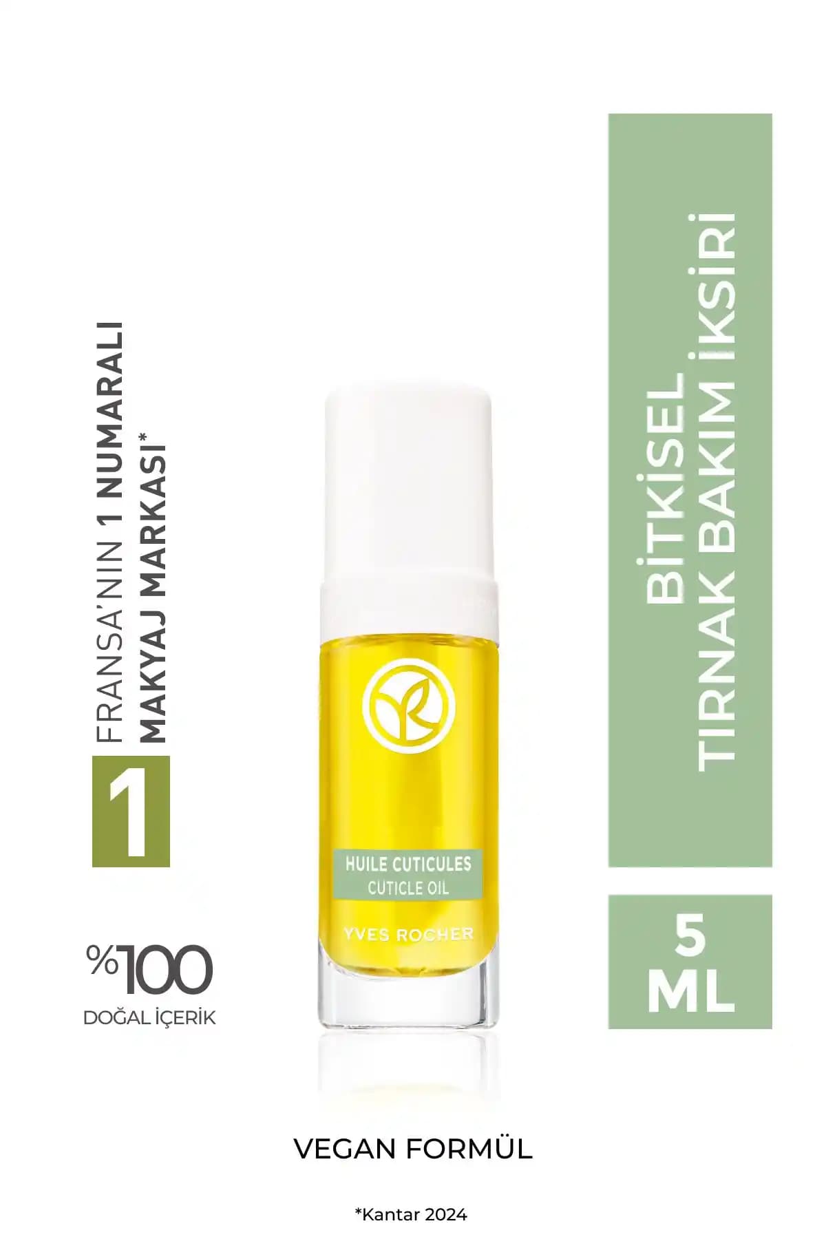 Yves Rocher Bitkisel Tırnak Bakım İksiri: Doğal ve Güçlendirici Tırnak Serumu