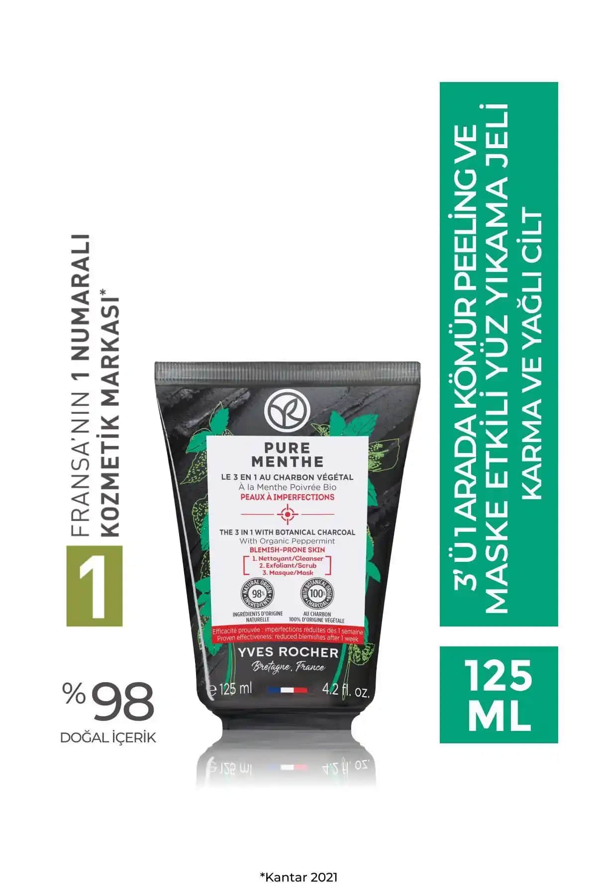 Yves Rocher Çok Fonksiyonlu Yüz Yıkama Jeli Sivilce Eğilimli Ciltler İçin