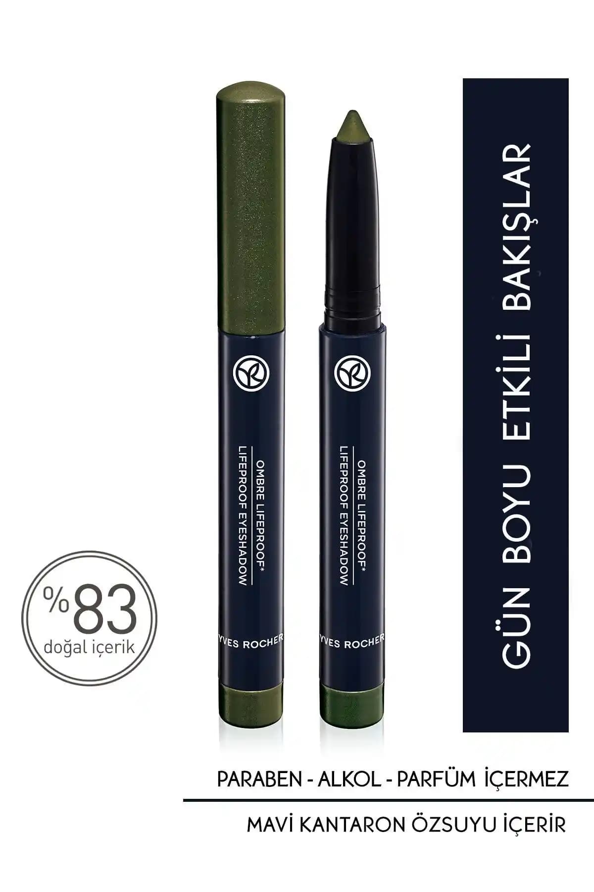 Yves Rocher Krem Dokulu Kalem Far Haki - Doğal ve Kalıcı Göz Makyajı İçin Uygun