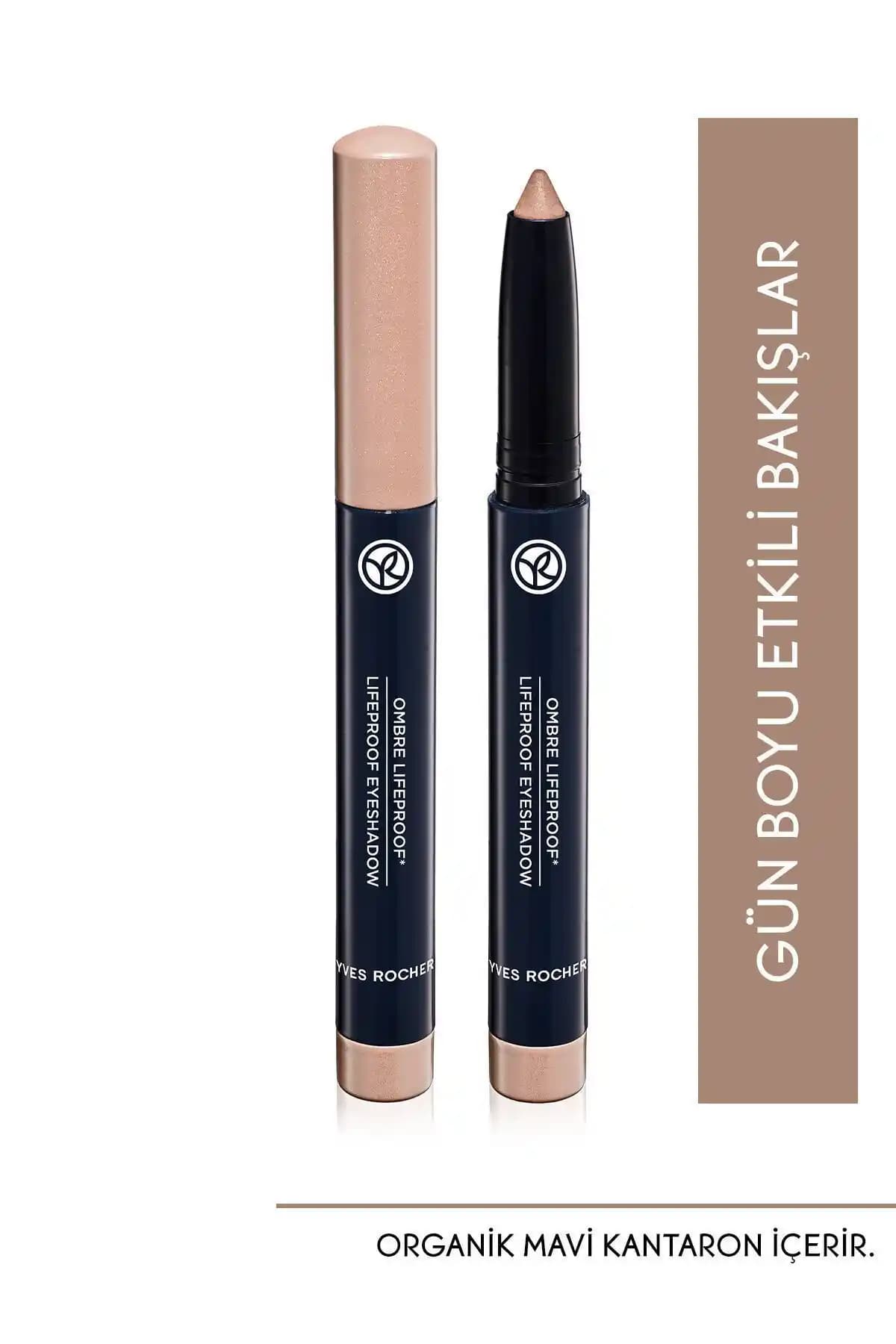 Yves Rocher Krem Dokulu Kalem Far Karşılaştırması 02 Dore ve 07 Vizon Özellikleri