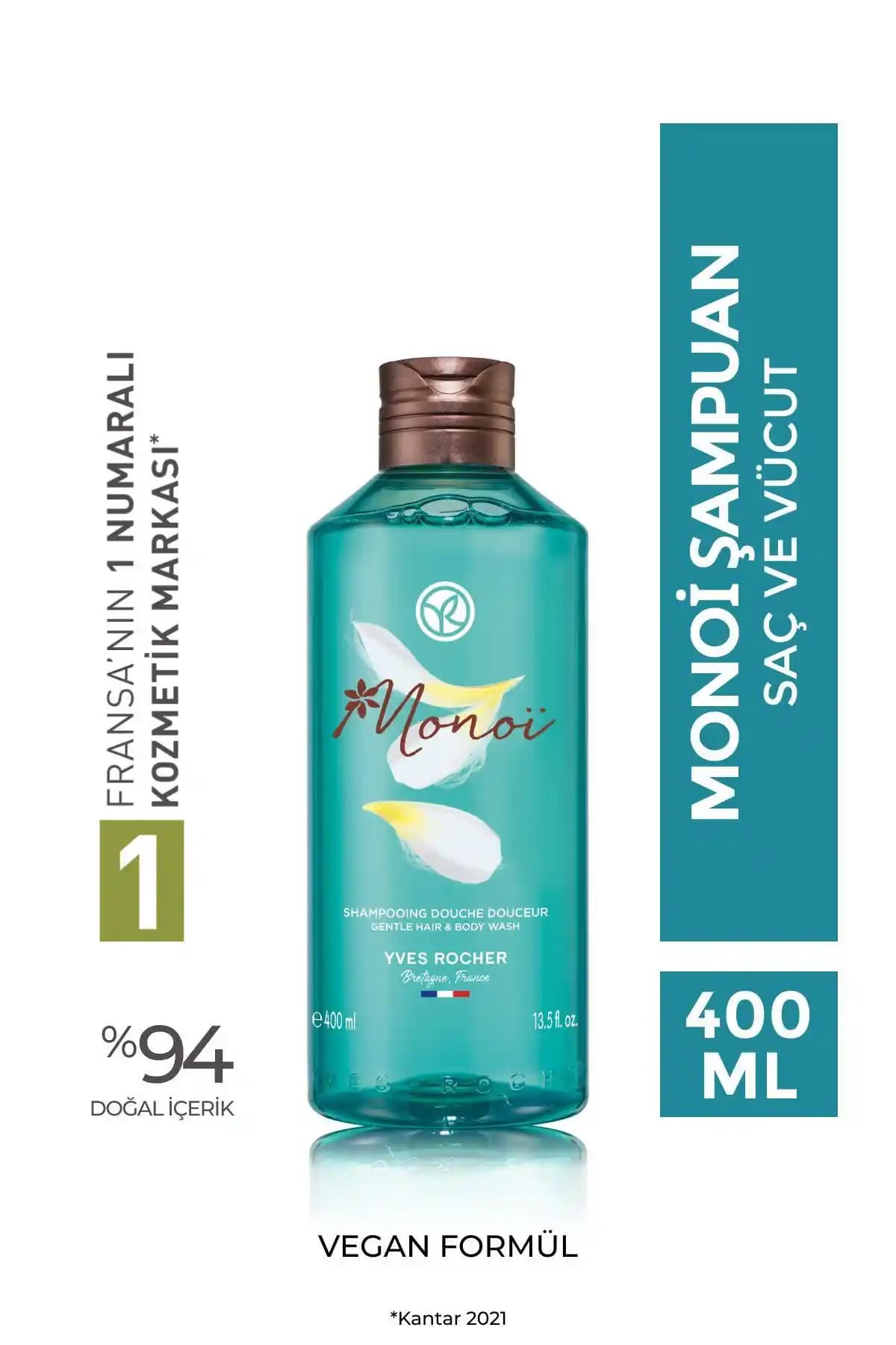 Yves Rocher Monoi Serisi: Tropikal Aromalı Doğal Saç ve Vücut Bakım Ürünü