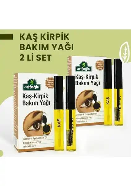Arifoğlu Kaş ve Kirpik Bakım Yağı 2'li Set Doğal ve Güçlendirici Bakım Çözümü