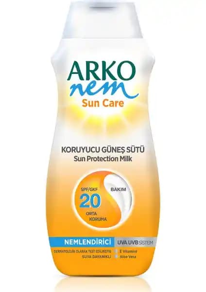 Arko Nem Güneş Bakım Sütü 20 Faktör: Günlük Kullanım İçin Güvenilir Güneş Koruyucu