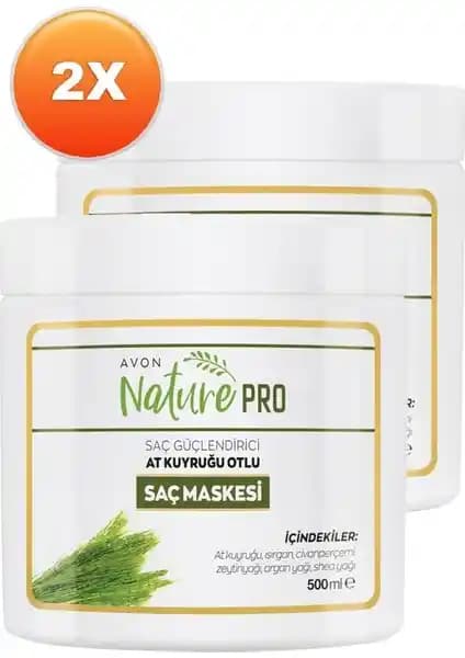 Avon Nature Pro At Kuyruğu Otlu Saç Maskesi: Doğal İçeriklerle Güçlendirilmiş Saç Bakımı
