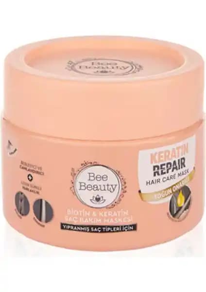 Bee Beauty Biotin ve Keratin Saç Maskesi: Güçlendirici ve Besleyici Saç Bakım Ürünü