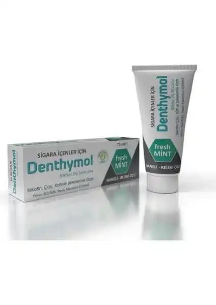 Denthymol Fresh Mint Bitkisel Diş Macunu Sigara İçenler İçin Güçlü ve Doğal Ağız Bakımı Çözümü