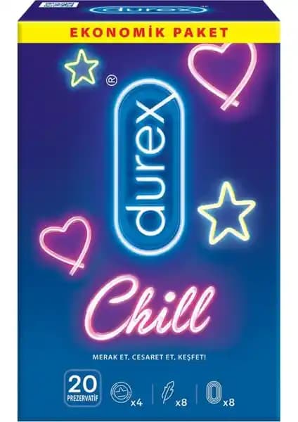 Durex Chill Prezervatif 20'li: Güvenli ve Konforlu Cinsel Sağlık Ürünü
