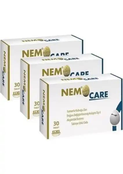 Edis Pharma Nemocare Yumurta Kabuğu Zarı 30 Tablet Sağlıklı Kemik ve Eklem Desteği