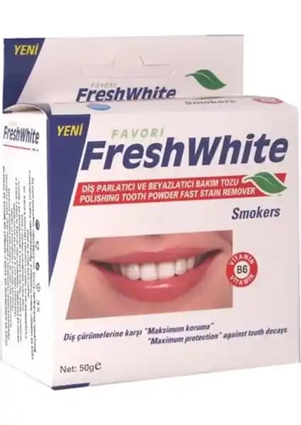 FreshWhite Diş Parlatıcı ve Beyazlatıcı Toz: Doğal ve Etkili Diş Beyazlatma Çözümü