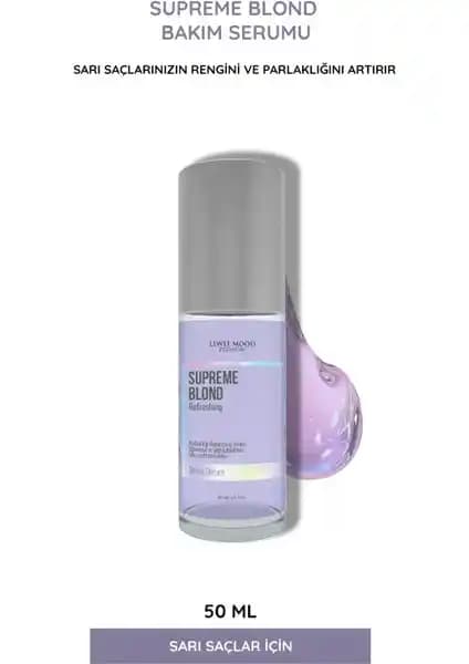Lewel Mood Supreme Blond Sarı Saçlar İçin Bakım Serumu: Nemlendirme ve Parlaklık Sağlayan Güçlü Formül