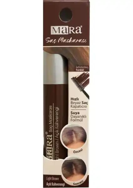 Mara Saç Maskarası Açık Kahve: Doğal ve Kalıcı Saç Renk Düzenleyici Çözüm