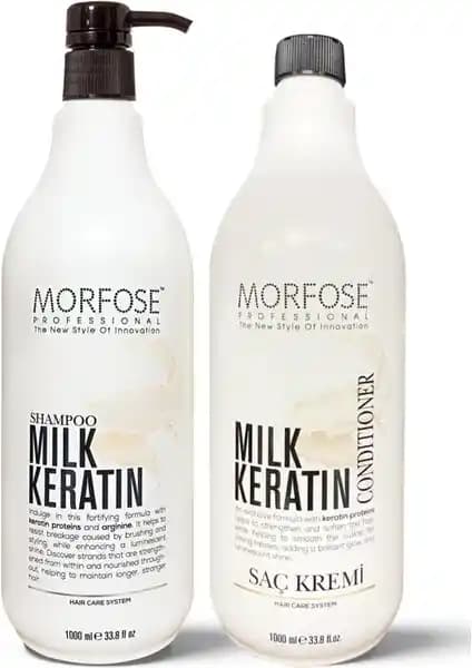 Morfose Milk Keratin Saç Bakım Seti: Güçlendirici ve Nemlendirici Saç Bakım Çözümü