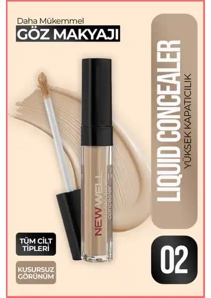 New Well Liquid Concealer 02 ve Flormar Stay Perfect Yüksek Pigmentli Likit Kapatıcı Karşılaştırması