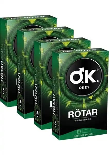 Okey Rötar Prezervatif 10'lu Paket Güvenli ve Konforlu Cinsel Deneyim İçin Uygun