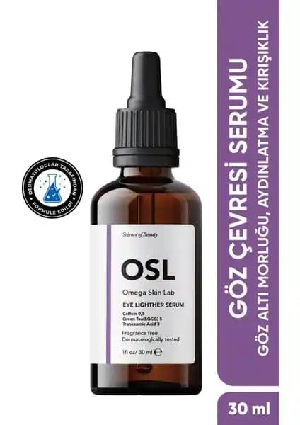 Osl Omega Skin Lab Göz Altı Serumu: Morluk ve Çizgi Karşıtı Güçlü Bakım Çözümü