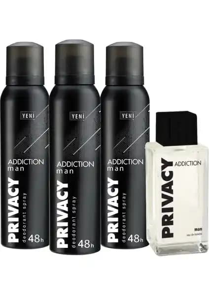 Privacy Man Addiction EDT Erkekler İçin Aromatik Odunsu ve Turunçgil Notalara Sahip Parfüm