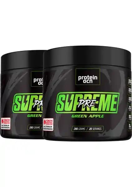 Proteinocean PRE-WORKOUT SUPREME Yeşil Elma ile Performansınızı Zirveye Taşıyın