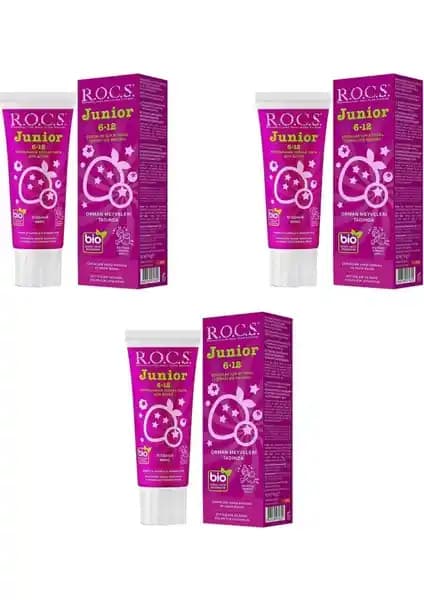 R.O.C.S. Junior Orman Meyveli Diş Macunu: Çocuklar İçin Güvenli ve Lezzetli Diş Bakım Seçeneği