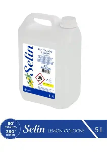 Selin Limon Kolonyası 5lt: Ferahlatıcı ve Güvenilir Hijyen ve Temizlik Ürünü
