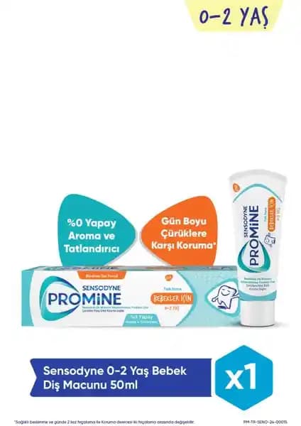 Sensodyne Promine 0-2 Yaş Bebekler İçin Güvenilir Diş Macunu Özellikleri ve Avantajları