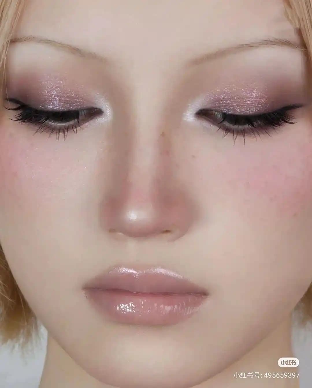 Soğuk Tonlu Nude Pembe Dudak Rengi ve Makyaj Önerileriyle Doğal Görünüm