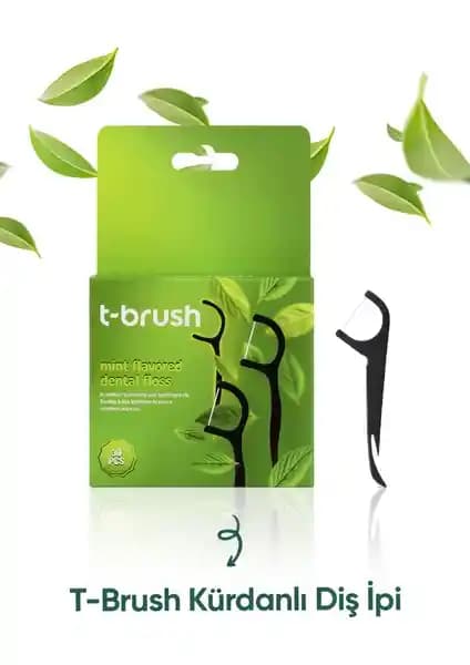 T-Brush Kürdanlı Diş İpi 30 Adet Sağlıklı Gülüşler İçin Etkili ve Pratik Temizlik Çözümü