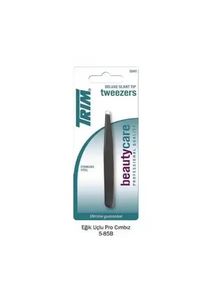 Trim Deluxe Eğik Uçlu Pro Siyah Cımbız ile Hassas ve Profesyonel Tüy Alımı Yöntemleri