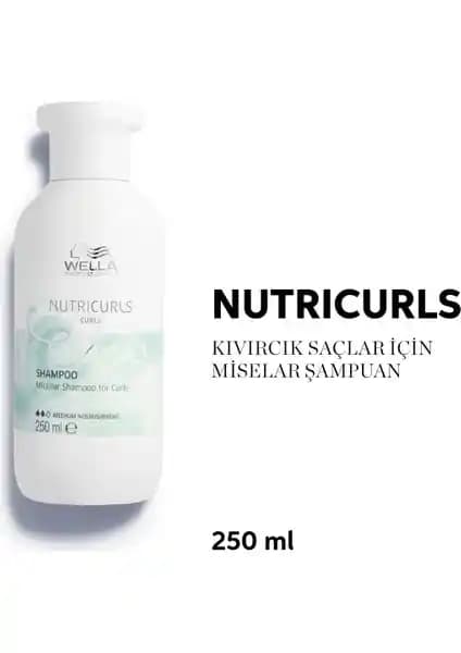 Wella Nutricurls Miselar Şampuan: Kıvırcık Saçlar İçin Besleyici ve Elektriklenmeyi Önleyen Çözüm