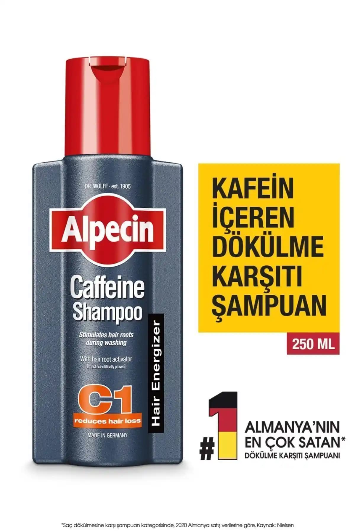 Alpecin C1: Kafein İçeren Dökülme Karşıtı Şampuan ile Sağlıklı Saçlar Edinin