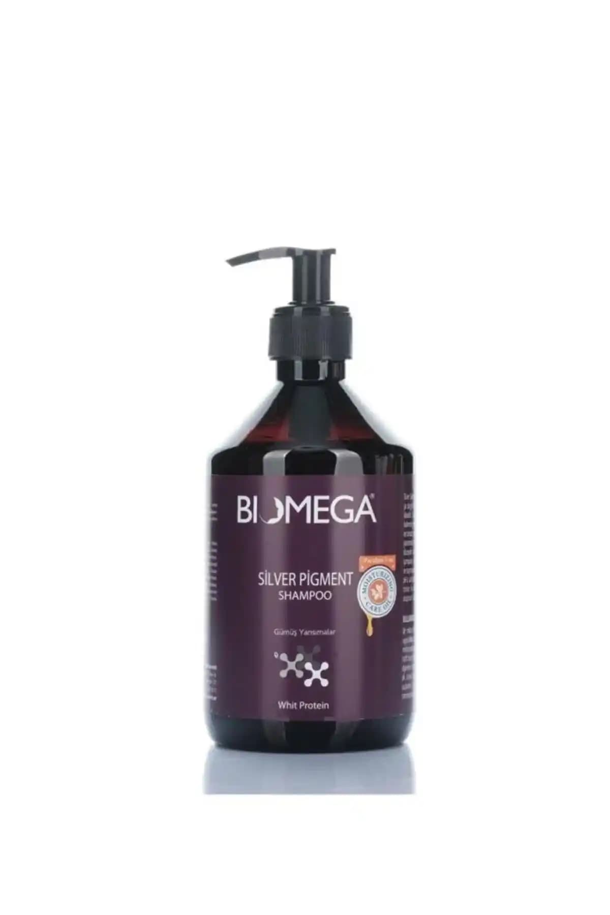 BIOMEGA Silver Pigment Şampuan ile Saçlarınıza Canlılık Katın: 500 ml Etkili Bakım