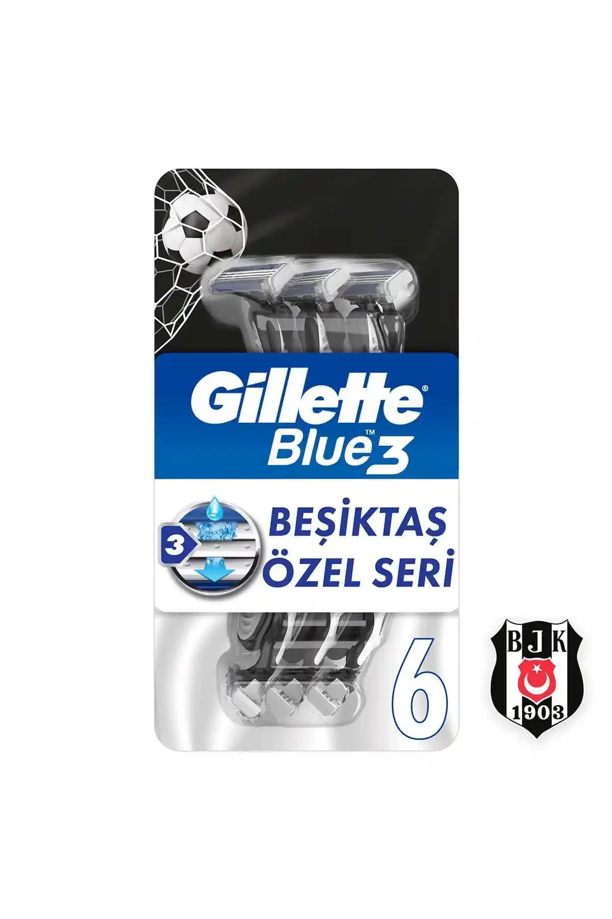 Gillette Blue3 6’lı Beşiktaş Taraftar Paketi ile Pürüzsüz Tıraş Deneyimi