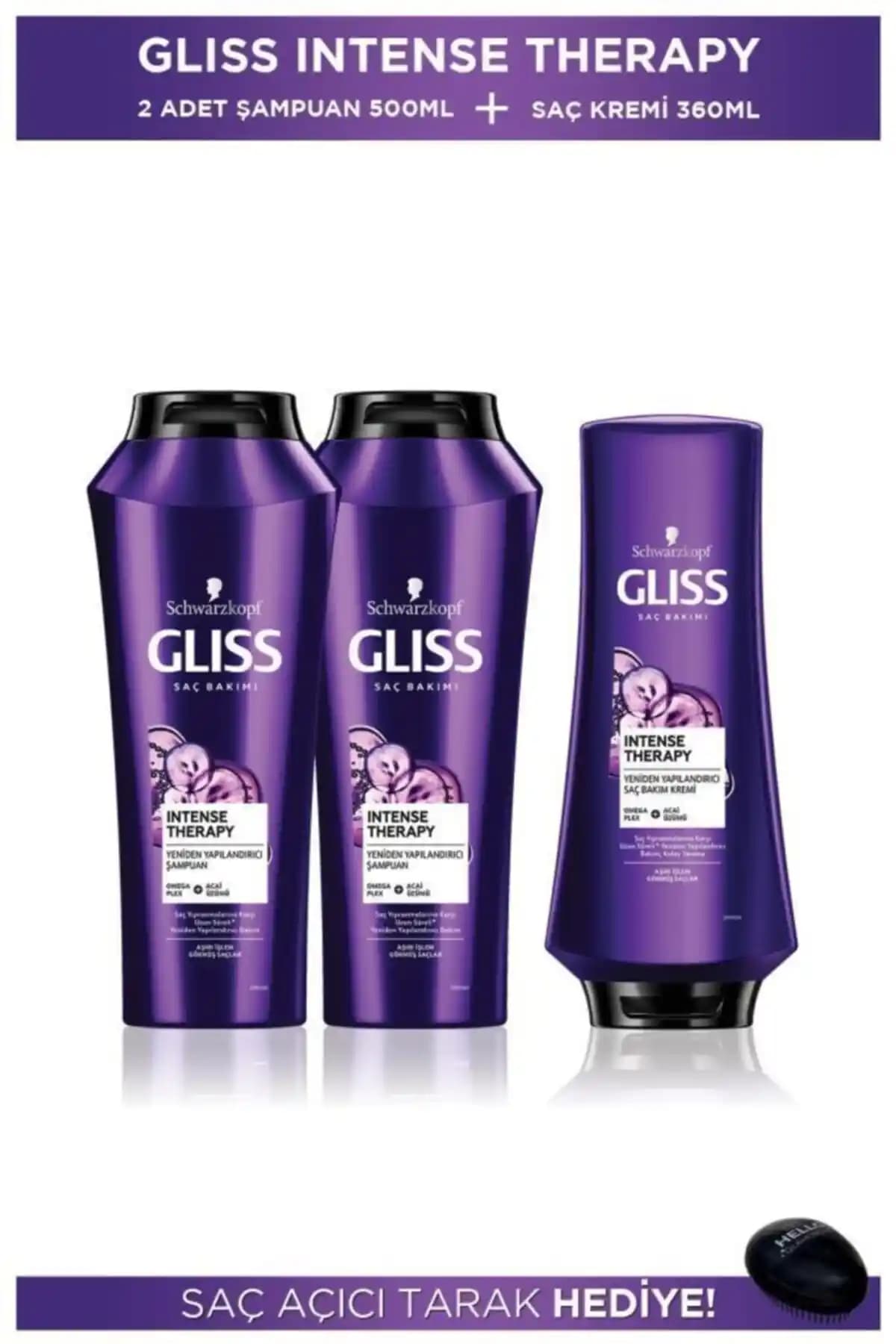 Gliss Intense Therapy Saç Bakım Seti ile Kepeğe Son Verin ve Parlaklık Kazanın