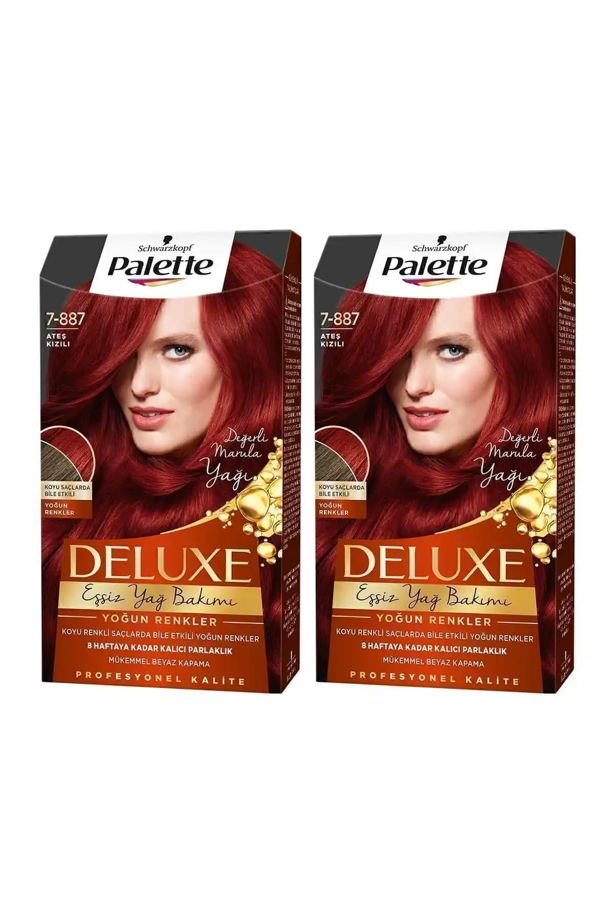 Palette Deluxe 7-887 Ateş Kızılı Saç Boyası İncelemesi ve Kullanıcı Yorumları