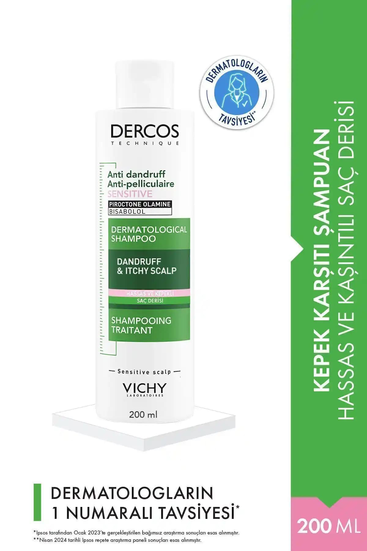 Vichy Dercos Anti Dandruff Şampuan: Hassas Saç Derisi İçin Etkili ve Sülfatsız Çözüm