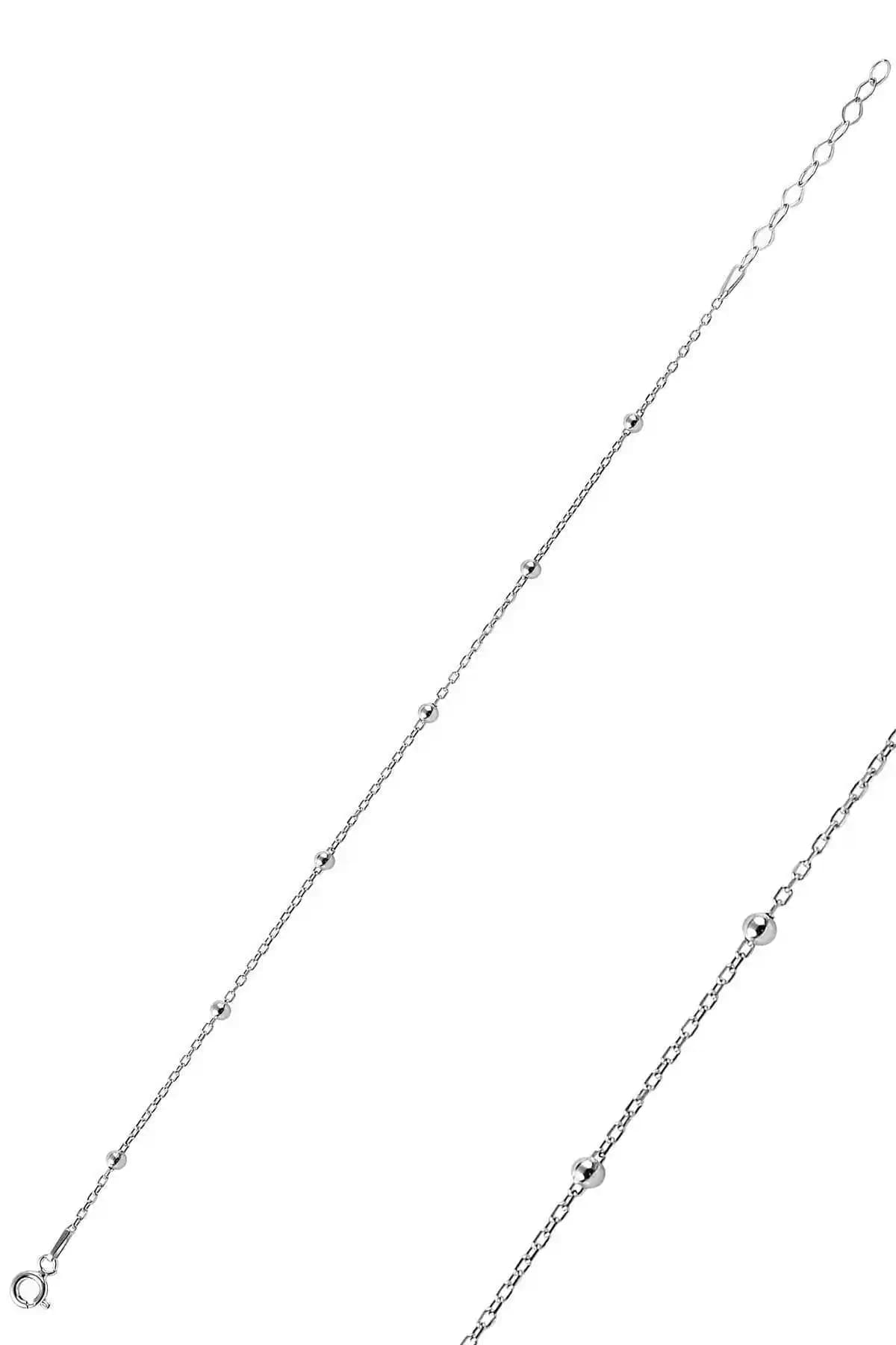 925 Ayar Gümüş Gümüş Top Top Bileklik: Zarif ve Dayanıklı Takı Seçeneği