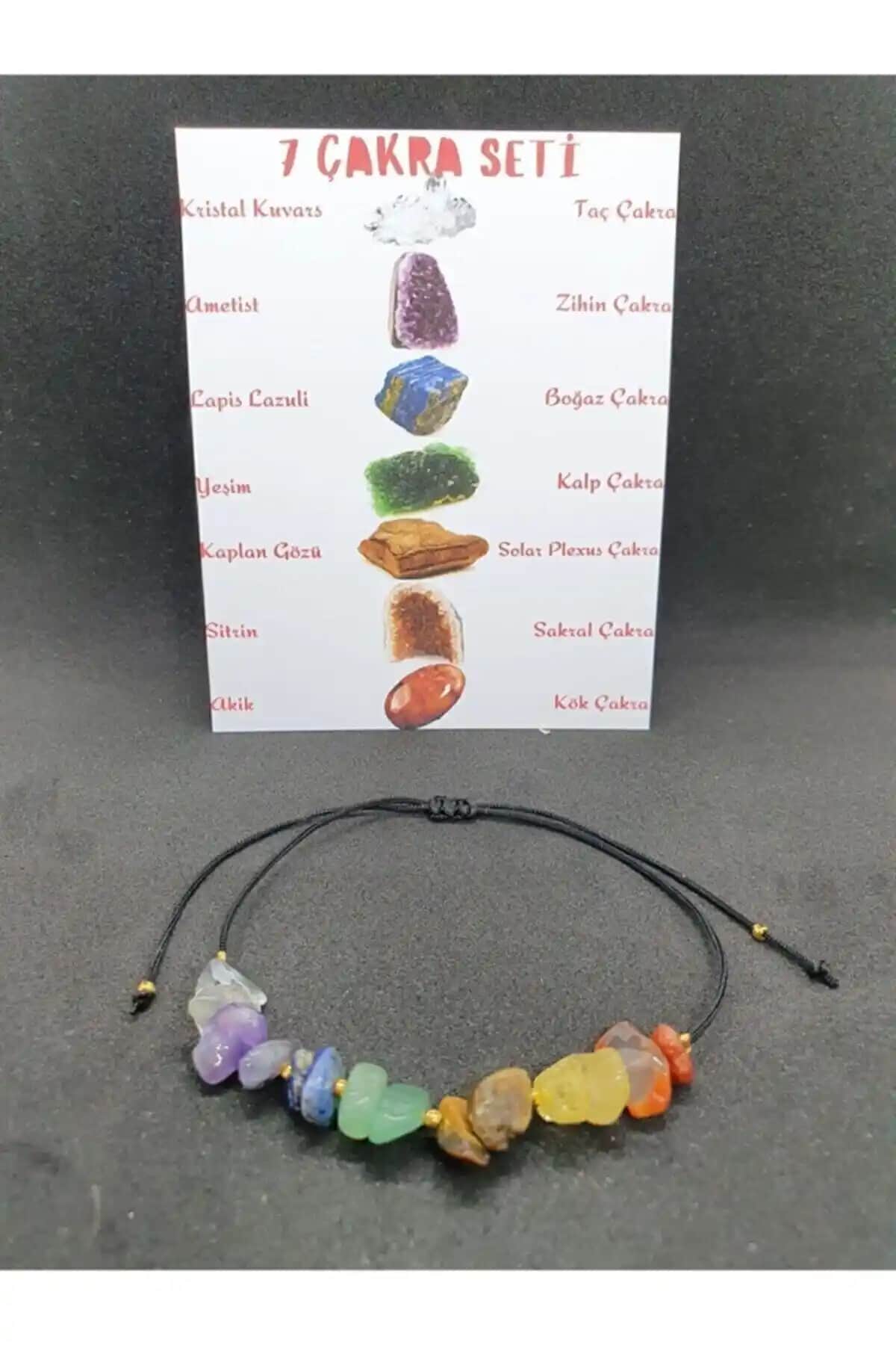 Armis Doğal 7 Çakra Taşı Bileklik: Estetik ve Spiritüel Enerji Kaynağı