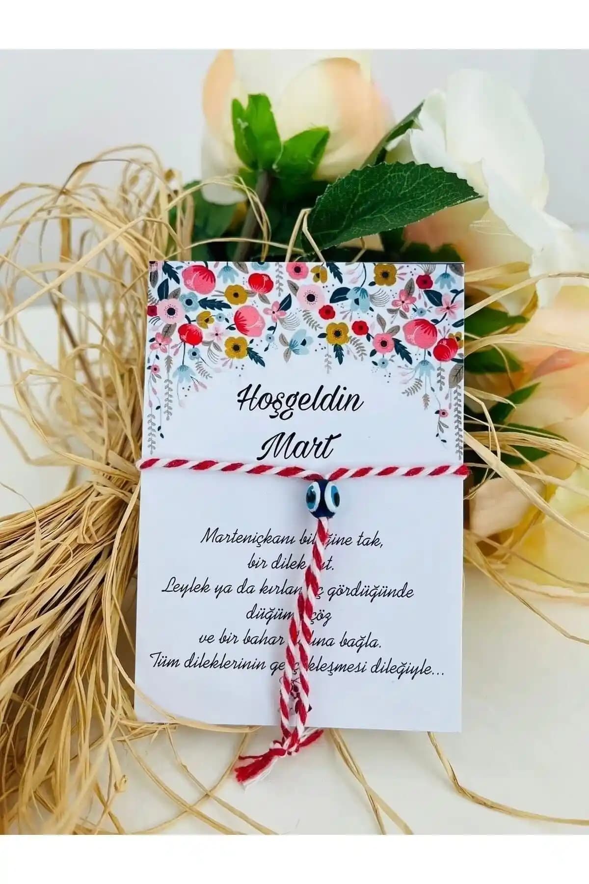 Bijutek Marteniçka Seti 10 Adet Doğal Taşlı Şık Bileklik ve Kart Tasarımı