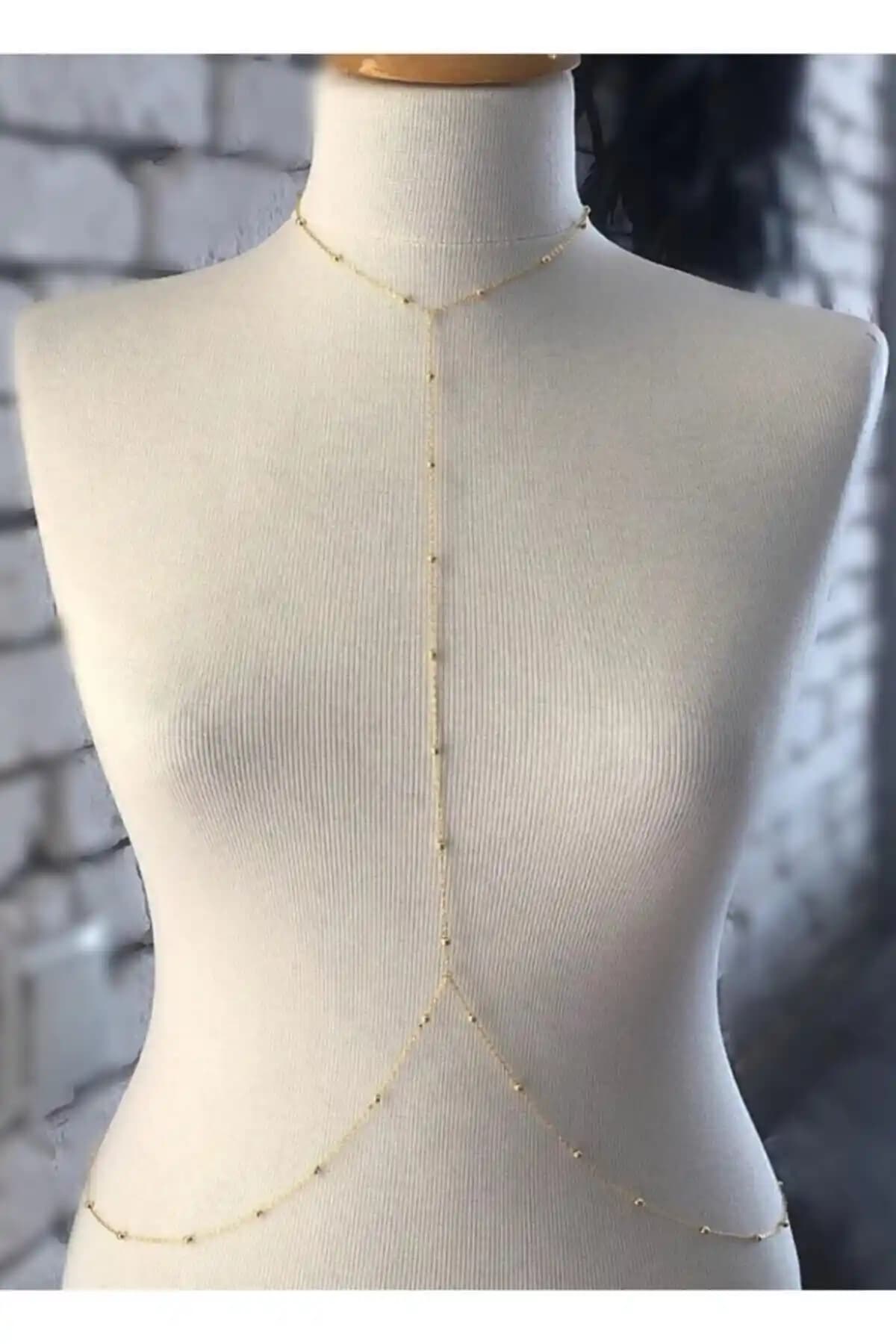 Genel Markalar Vücut Aksesuarı Top Detay Gold Renk Şık ve Dayanıklı Tasarım