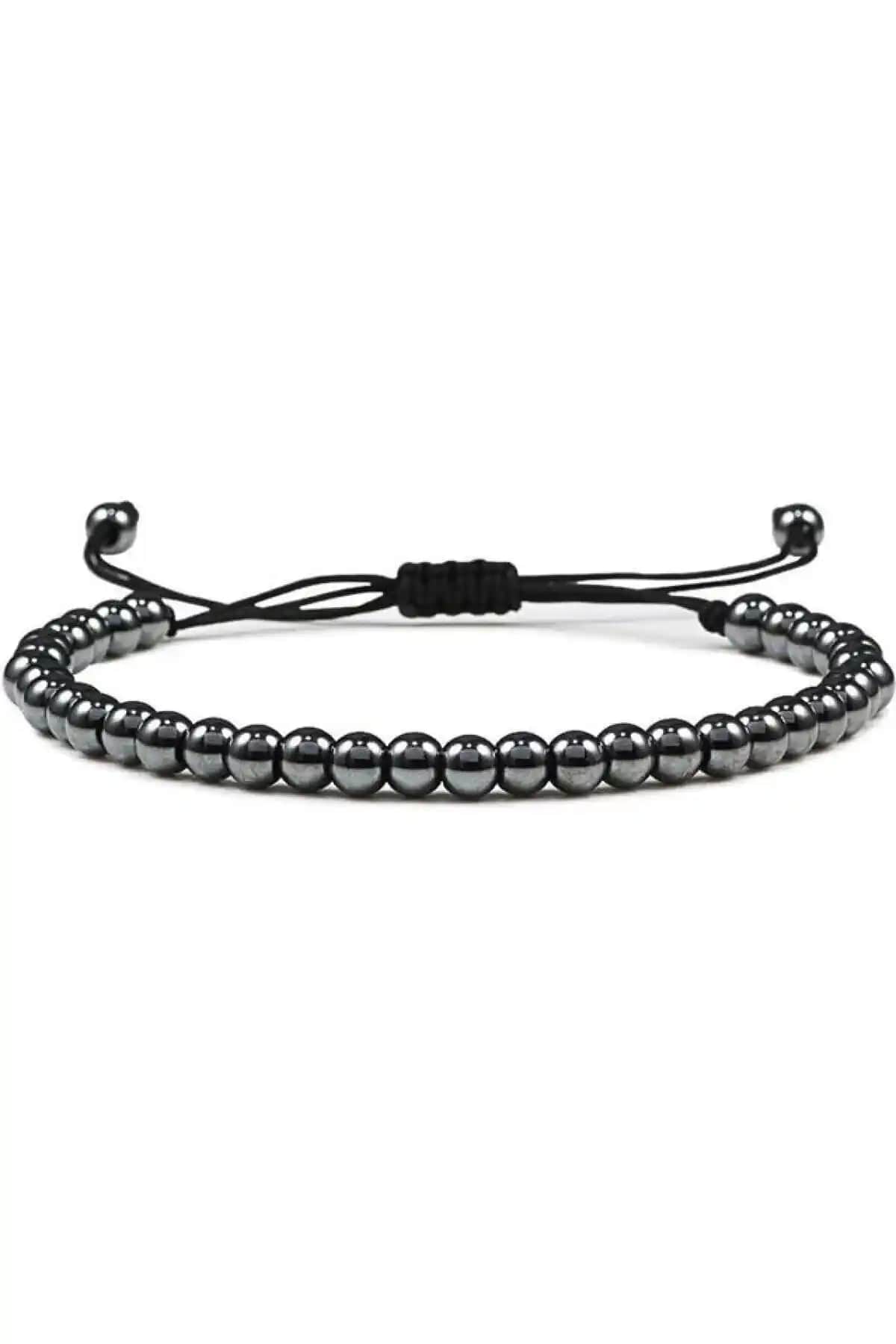 Jack Ferrero Hematit Doğal Taşlı Bileklik: Şıklık ve Doğallığın Zarif Buluşması